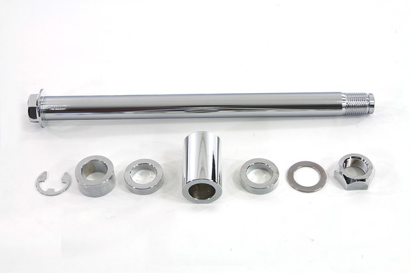 V-Twin - 44-0893 - Chrome Rear Axle Kit