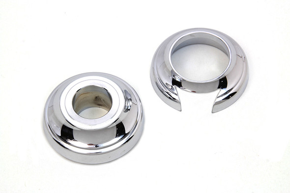 V-Twin - 44-1742 - Front Axle Spacer Set Chrome