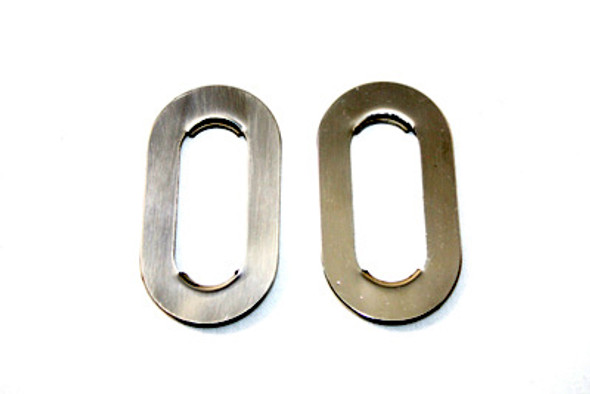 V-Twin - 44-1989 - Rear Axle Adjuster Slide Plate Stainless Steel