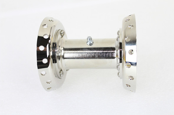 V-Twin - 45-0109 - WR Front Spool Hub Nickel Plated - Fits 1936-1952 Harley-Davidson W