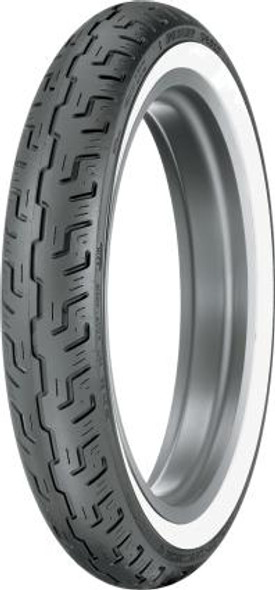  Dunlop Wide Whitewall D401 100/90-19 Front Tire 