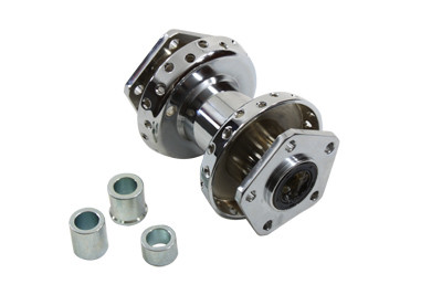 V-Twin - 45-0326 - Chrome Front Wheel Hub - Fits 1984-1999 Harley-Davidson FLT