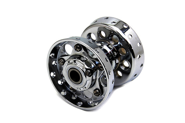 V-Twin - 45-0330 - Star Hub Wheel Assembly - Fits 1937-1948 Harley-Davidson UL (front or rear), 1936-1952 WL (rear only), 1936-1940 EL (front or rear), 1941-1966 FL (front or rear)