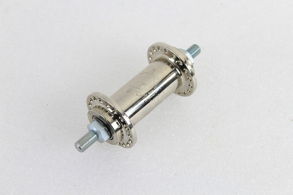 V-Twin - 45-0453 - Eclipse Front Hub Nickel Plated
