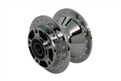 V-Twin - 45-0589 - Front Wheel Hub 1 inch Bearings - Fits 2006-2007 Harley-Davidson FXD (49mm forks)
