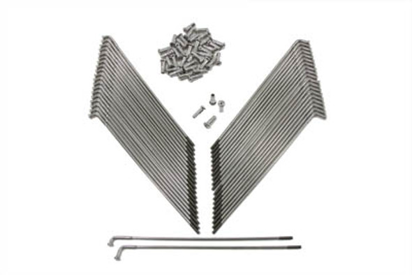 V-Twin - 45-0662 - Stainless Steel 21 inch Spoke Set Buchanan