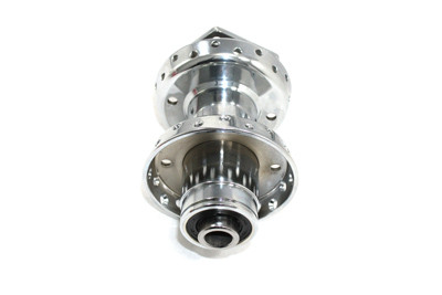 V-Twin - 45-0688 - Chrome Front Wheel Hub - Fits 1986-1995 Harley-Davidson FLST (single disc), 1986-1995 FLSTC (single disc)