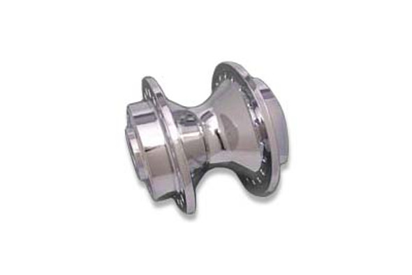 V-Twin - 45-0788 - Chrome Front Wheel Hub 25mm Bearings