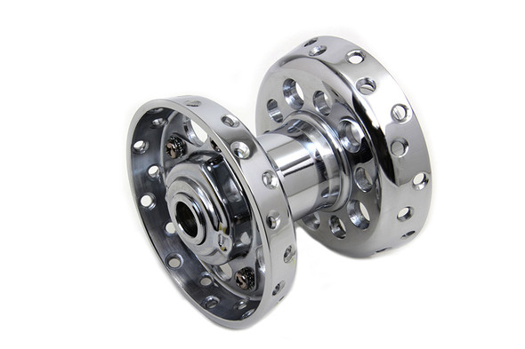 V-Twin - 45-0806 - Chrome Timken Bearing Wheel Hub Star Type - Fits 1936-1966 Harley-Davidson EL