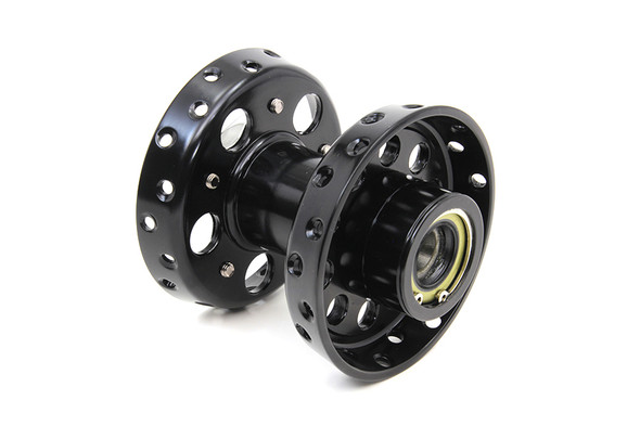 V-Twin - 45-0807 - Black Timken Bearing Wheel Hub Star Type - Fits 1936-1966 Harley-Davidson EL