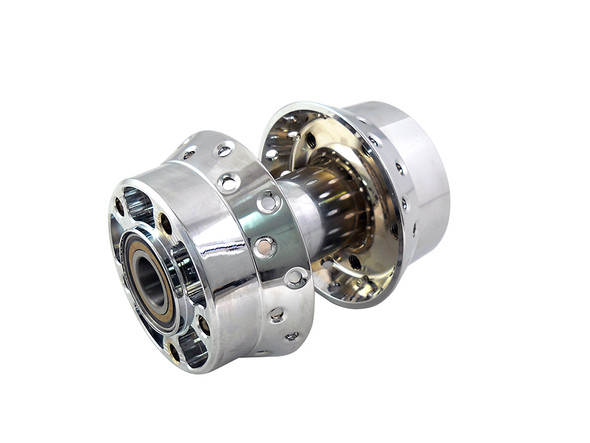 V-Twin - 45-0814 - Front Wheel Hub Chrome - Fits 2011-2017 Harley-Davidson FLST (with ABS), 2011-2017 FXDWG (with ABS), 2011-2017 FXST (with ABS)