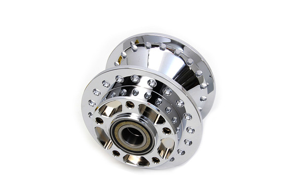 V-Twin - 45-0816 - Front Wheel Hub Chrome - Fits 2012-2017 Harley-Davidson FXD (with ABS)