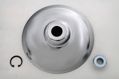 V-Twin - 45-0862 - Chrome Hub Cap Kit - Fits 1986-1999 Harley-Davidson FLST