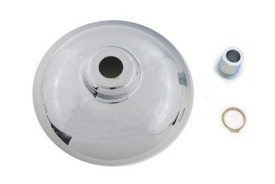 V-Twin - 45-0864 - Chrome Hub Cap Kit - Fits 1993-1999 Harley-Davidson FXDWG, 1997-1999 FXST