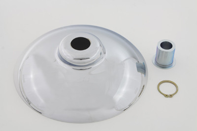 V-Twin - 45-0865 - Chrome Hub Cap Kit - Fits 1996-1999 Harley-Davidson FXSTS (Left)
