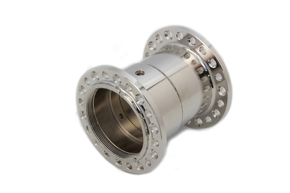 V-Twin - 45-0985 - Front or Rear Wheel Hub Nickel Plated - Fits 1930-1936 Harley-Davidson VL