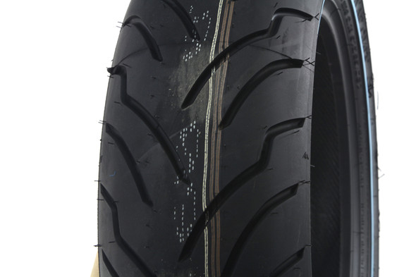 V-Twin - 46-0245 - Rear Dunlop American Elite 180/65B x 16 inch Narrow Whitewal