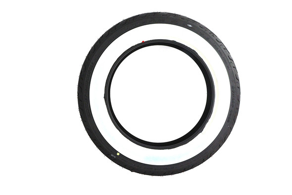 V-Twin - 46-0340 - Dunlop D402 Rear Tire MT90HB X 16 inch Whitewall