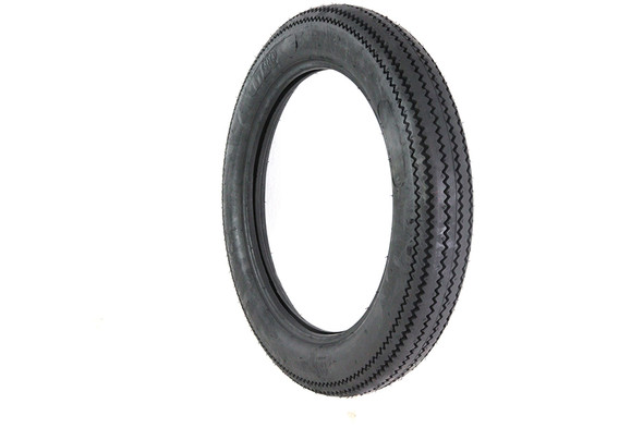 V-Twin - 46-0534 - Beck Front or Rear Tire 4.50 x 19 inch Black - Fits 1937-1952 Harley-Davidson WL, 1942-1943 WLC, 1937-1942 WLD, 1940-1945 WLA