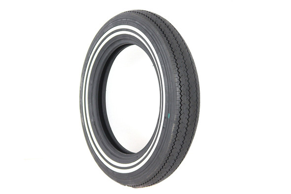 V-Twin - 46-3003 - VeeMoto MT90-16 Double White Stripe Tire