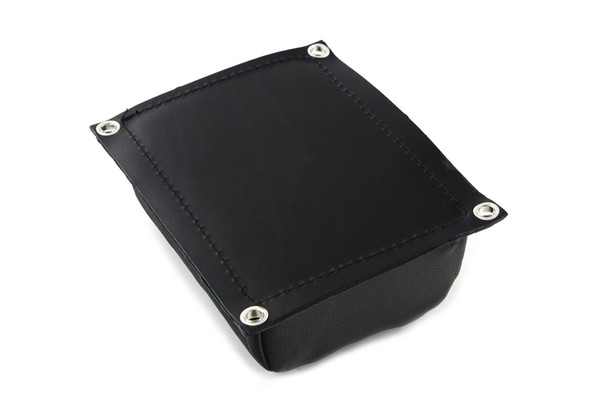 V-Twin - 47-0045 - KR Replica Leather Tuck and Roll Rear Seat Pillion Pad