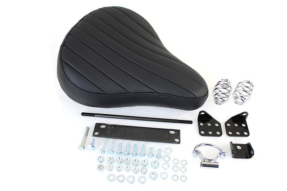 V-Twin - 47-0151 - Bates Style Solo Seat Kit - Fits 1965-1984 Harley-Davidson FL, 1971-1984 FX