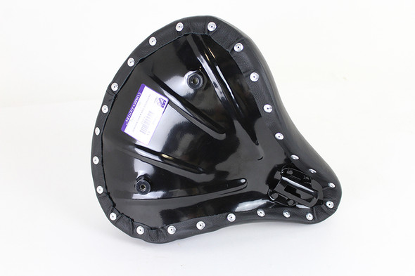 V-Twin - 47-0162 - Bates Tuck and Roll Leather Solo Seat