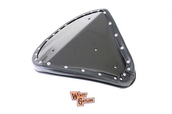 V-Twin - 47-0371 - Black Tuck and Roll Solo Seat Large