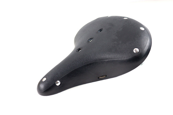 V-Twin - 47-0610 - Double Steel Saddle Solo Seat Black