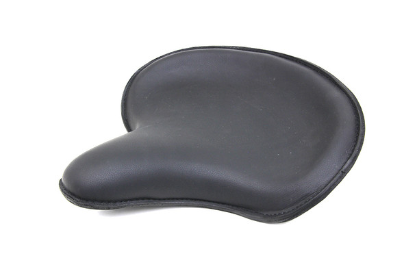 Corbin Gentry - Black Leather Thin Solo Seat fits '41-'84 FL, '36-'40 EL Models (OEM #3181-25)