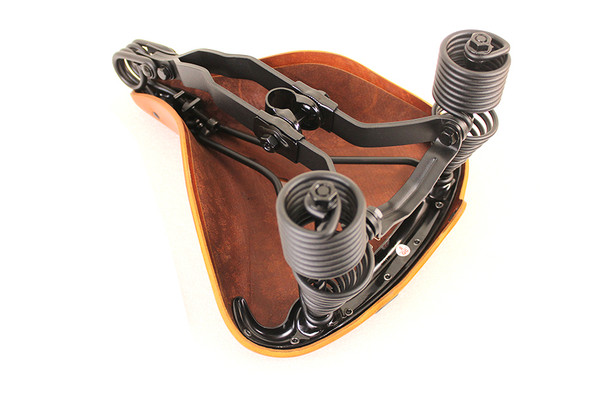 V-Twin - 47-1544 - Replica Troxel Solo Seat Brown