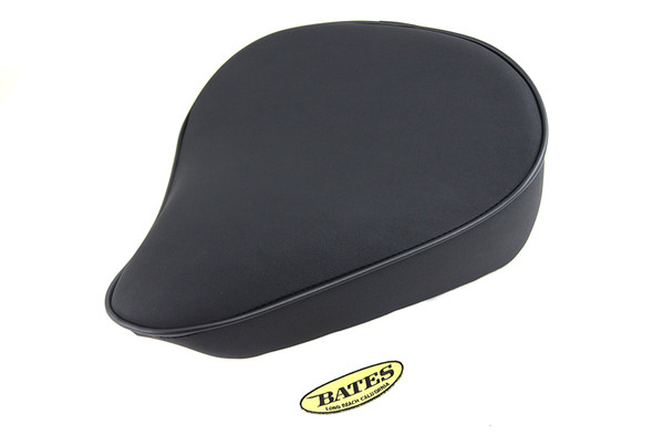 V-Twin - Black Suede Solo Seat Large Pan for Custom Application