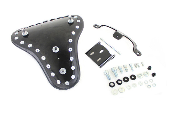 V-Twin - 47-1808 - Solid Mount Bates Smooth Solo Seat Kit
