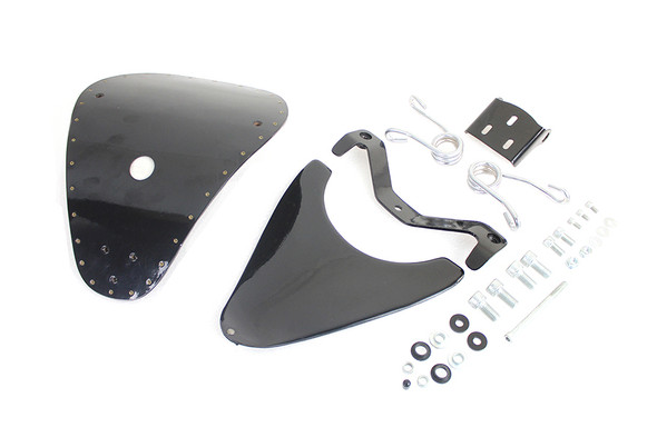 V-Twin - Spring Mount Bates Bobber Solo Seat Kit fits '04-'06, '10-Up Sportster Models