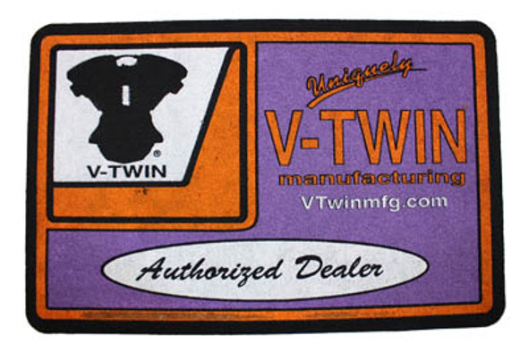 V-Twin - 48-0012 - V-Twin Authorized Counter Mat