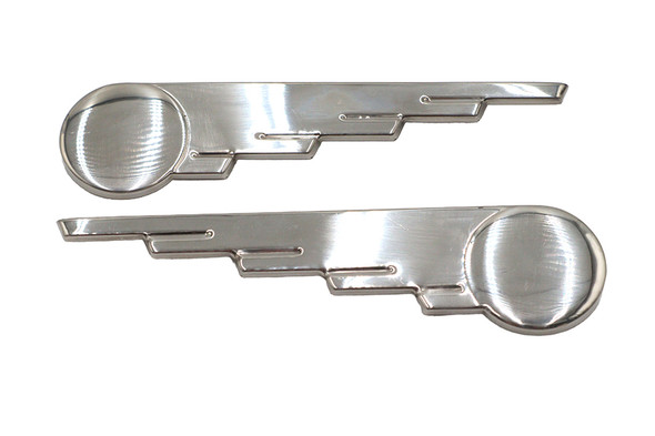 V-Twin - 48-0032 - Polished Stainless Steel Speed Ball Wing