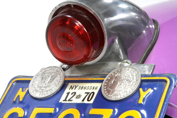 V-Twin - 48-0133 - Silver Dollar Concho Set