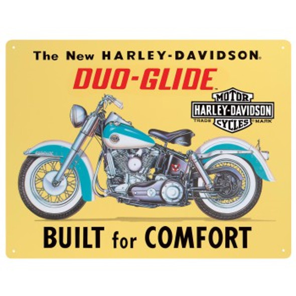 V-Twin - 48-0216 - Built for Comfort Die Cut Tin Sign