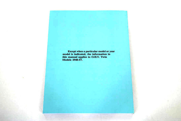V-Twin - 48-0307 - Factory Service Manual for 1948-1957 Panhead and Rigid