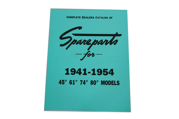 V-Twin - 48-0309 - UL-SV-Knucklehead Spare Parts Book - Fits 1941-1954 Harley-Davidson FL, 1941-1948 UL, 1941-1954 WL