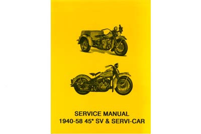 V-Twin - 48-0310 - 45 WL Solo Repair Manual - Fits 1940-1952 Harley-Davidson WL, 1940-1958 G
