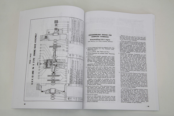 V-Twin - 48-0373 - Factory Service Manual for 1948-1957 Panhead and Rigid
