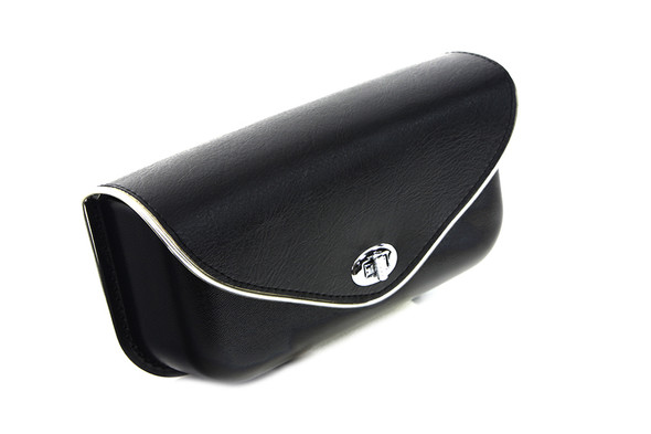 V-Twin - 48-0813 - Windshield Pouch With Silver Edge Trim