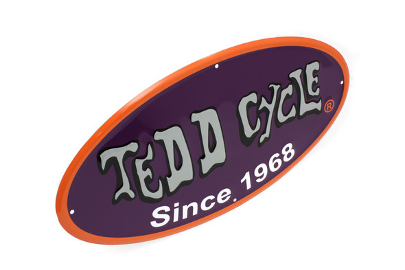 V-Twin - 48-0945 - Tedd Cycle Metal Sign