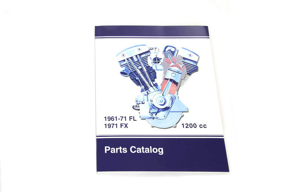 V-Twin - 48-1382 - Spare Parts Book for 1961-1971 Big Twins
