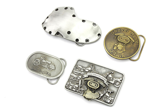 V-Twin - 48-1521 - V-Twin Shovelhead Series Belt Buckle Set