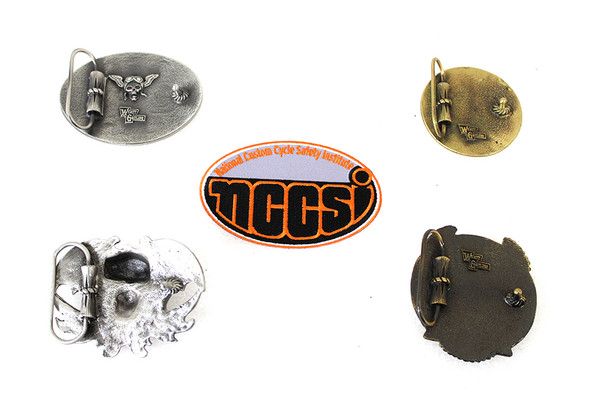 V-Twin - 48-1527 - V-Twin Chopper Series Belt Buckle Set