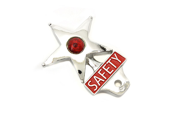 V-Twin - 48-1608 - Safety License Plate Topper with Reflector