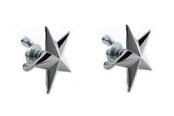 V-Twin - 48-1656 - Chrome Decorative Star Stud Set