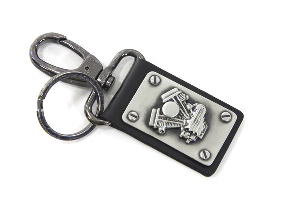 V-Twin - 48-1662 - Panhead Motor Keychain
